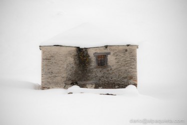 Vecchia casa di montagna